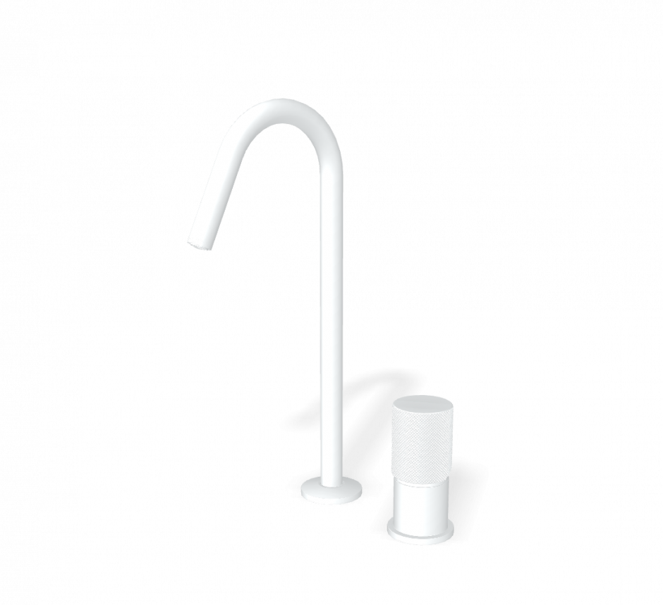 Fima carlo frattini Spillo Tech смеситель для раковины с вращающимся изливом 125мм  F3271TNC ФОТО