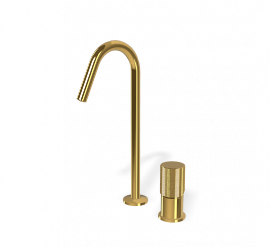 Fima carlo frattini Spillo Tech смеситель для раковины с вращающимся изливом 125мм  F3271TNC схема 3