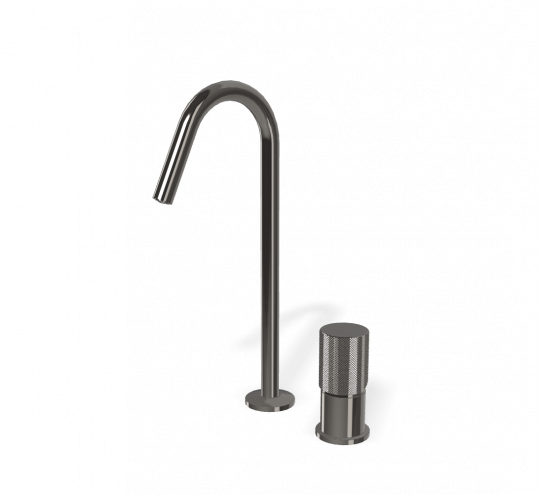 Fima carlo frattini Spillo Tech смеситель для раковины с вращающимся изливом 125мм  F3271TNC схема 7