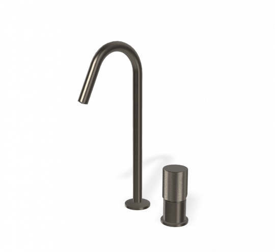 Fima carlo frattini Spillo Tech смеситель для раковины с вращающимся изливом 125мм  F3271TNC схема 8