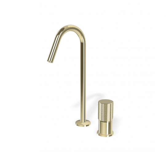 Fima carlo frattini Spillo Tech смеситель для раковины с вращающимся изливом 125мм  F3271TNC схема 9