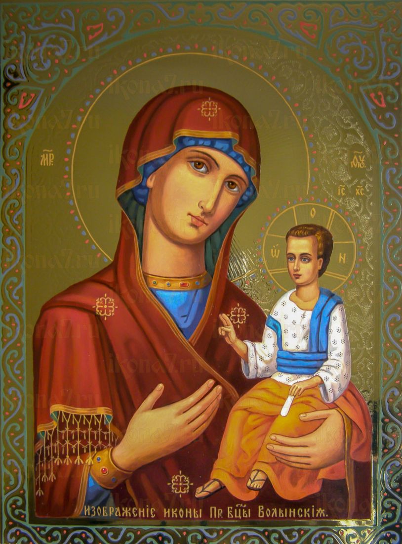 Волынская икона Божией Матери (рукописная)