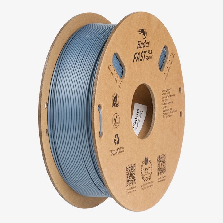 Пластик Ender Fast PLA 1кг, 1,75мм Светло- серый