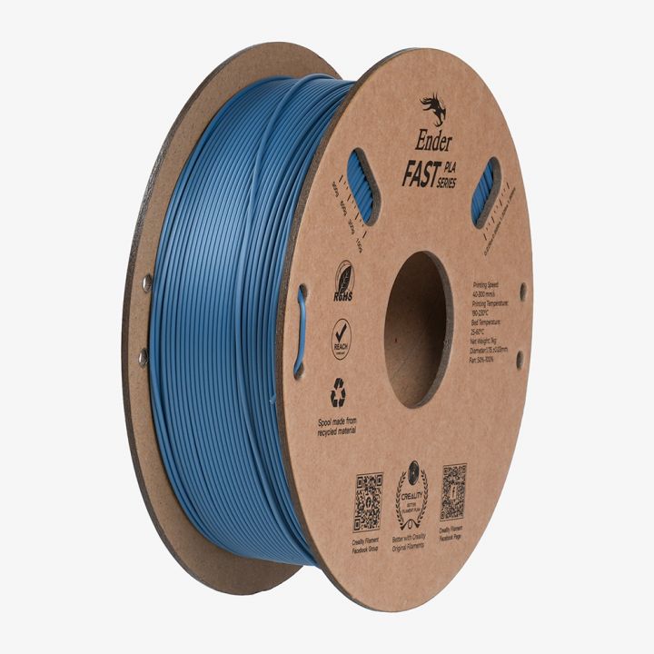 Пластик Ender Fast PLA 1кг, 1,75мм Серый