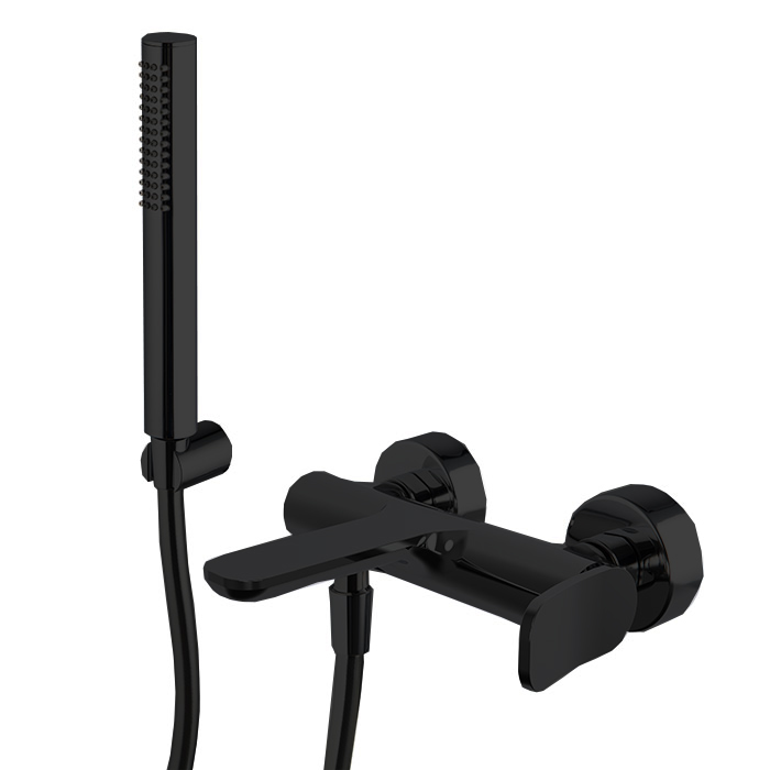 Смеситель внешнего монтажа на ванну с душевым комплектом Fima carlo frattini Flo F3804