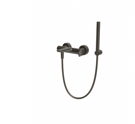 Смеситель внешнего монтажа на ванну с душевым комплектом Fima carlo frattini Flo F3804 схема 9