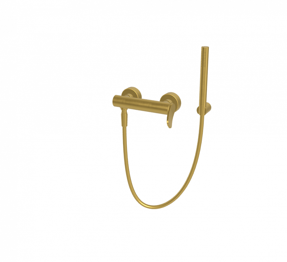 Смеситель внешнего монтажа с душевым комплектом Fima carlo frattini Flo F3805 ФОТО