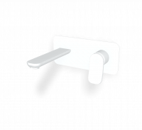 Смеситель для раковины настенный Fima carlo frattini Flo F3821WX5 излив 150мм схема 3