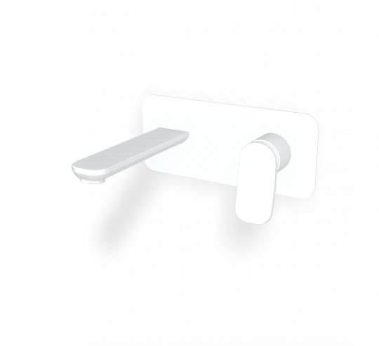 Смеситель для раковины настенный Fima carlo frattini Flo F3821WX5 излив 150мм схема 3