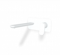 Смеситель для раковины настенный Fima carlo frattini Flo F3821WLX5 излив 200мм схема 3