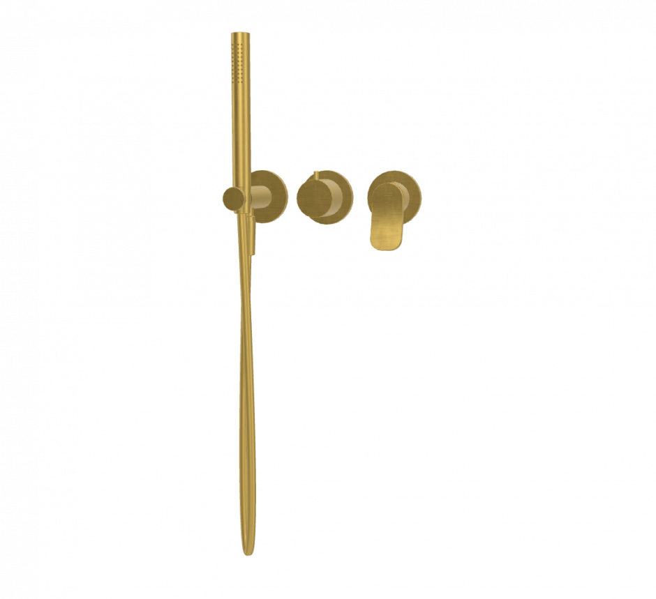 Встроенный смеситель с душевым комплектом Fima carlo frattini Flo F3819WX8 ФОТО