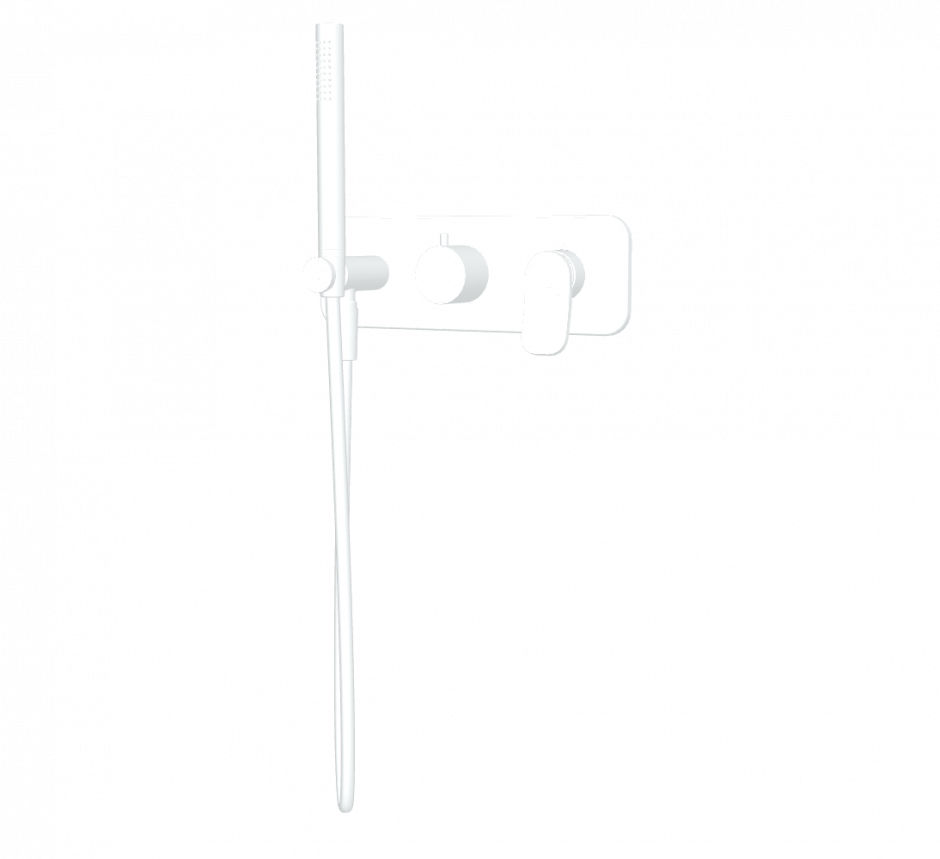 Встроенный смеситель с душевым комплектом Fima carlo frattini Flo F3819WX2 ФОТО