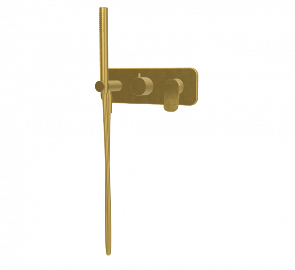 Встроенный смеситель с душевым комплектом Fima carlo frattini Flo F3819WX2 ФОТО