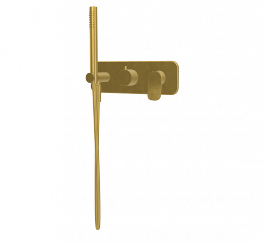 Встроенный смеситель с душевым комплектом Fima carlo frattini Flo F3819WX2 схема 6