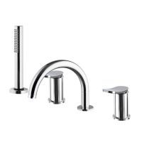 Смеситель к борту ванны Fima carlo frattini Flo F3814N схема 1