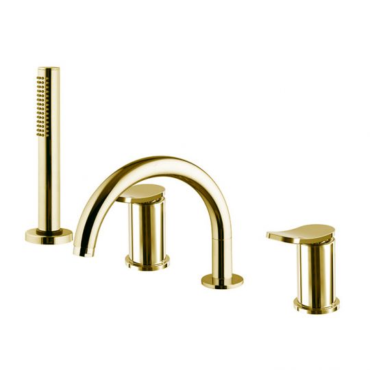 Смеситель к борту ванны Fima carlo frattini Flo F3814N схема 4