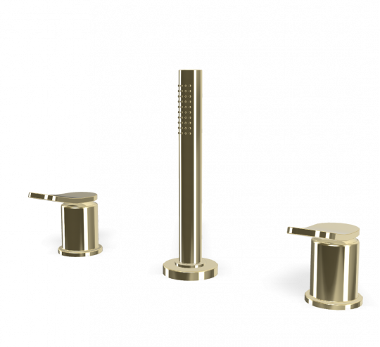 Смеситель к борту ванны Fima carlo frattini Flo F3814/1N схема 10