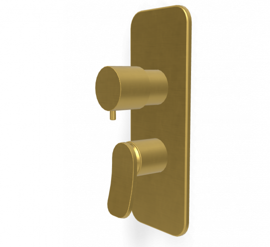 Встроенный смеситель с переключателем на 2/3 источника Fima carlo frattini Flo F3809X6 схема 5