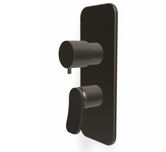 Встроенный смеситель с переключателем на 2/3 источника Fima carlo frattini Flo F3809X6 схема 9