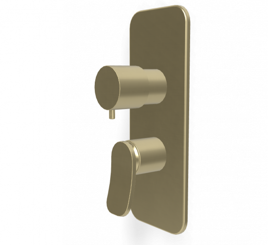 Встроенный смеситель с переключателем на 2/3 источника Fima carlo frattini Flo F3809X6 схема 11