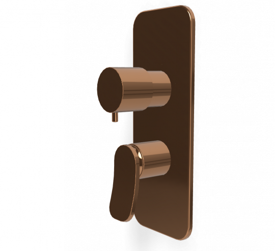 Встроенный смеситель с переключателем на 2/3 источника Fima carlo frattini Flo F3809X6 схема 12