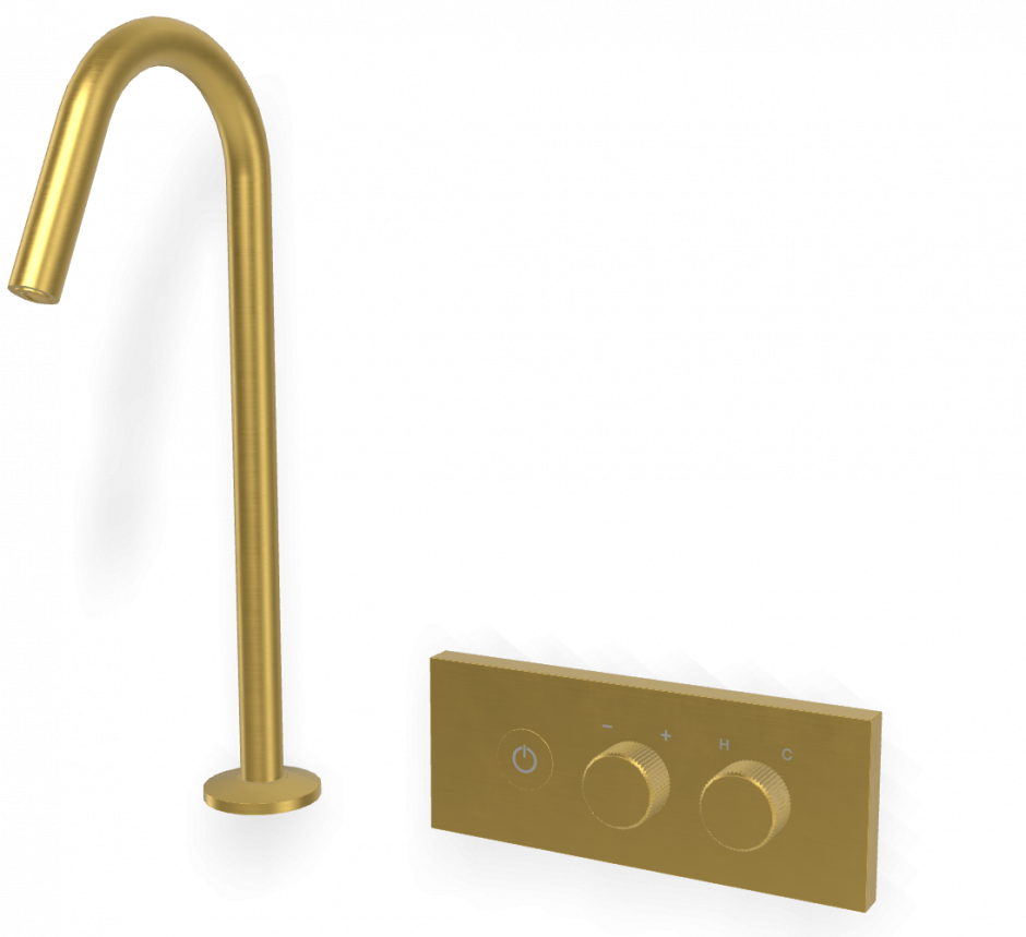 Смеситель для раковины настенный с изливом для столешницы Fima carlo frattini Switch ON F5951C ФОТО