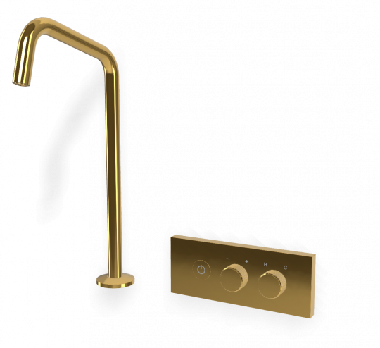 Смеситель для раковины настенный с изливом для столешницы Fima carlo frattini Switch ON F5951D схема 3