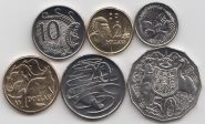 Австралия Набор 6 монет 2025 год UNC