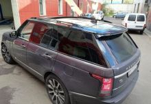 Рейлинги крыши черные на Range Rover VOGUE