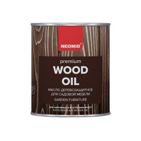 Масло Деревозащитное для Садовой Мебели Neomid Premium 0.75л Палисандр для Внутренних и Наружных Работ / Неомид.