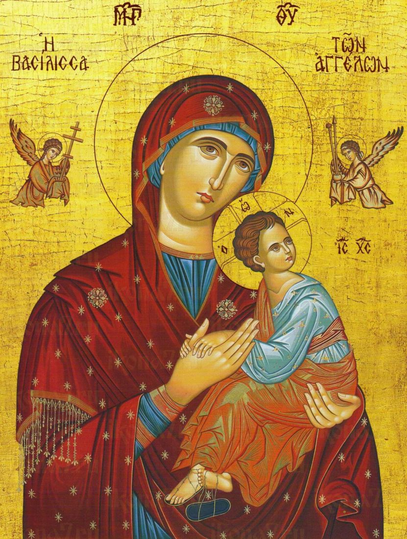 Госпожа Ангелов икона (рукописная)