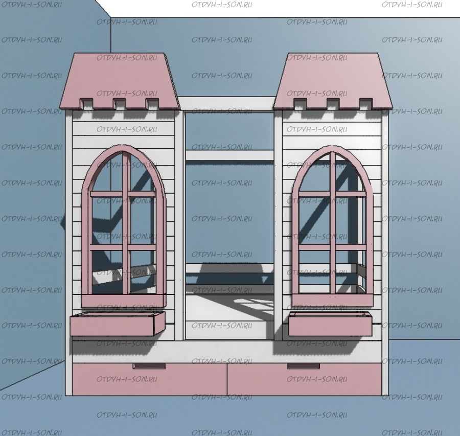 Кровать Замок (Принцесса) №2