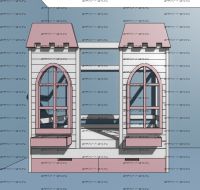 Кровать Замок (Принцесса) №2