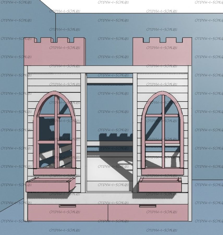 Кровать Замок (Принцесса) №3