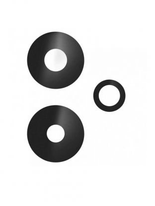 Стекло камеры (линза, объектив) для Xiaomi Redmi Note 13 4G (23129RAA4G, комплект 3шт)