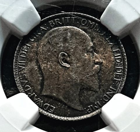 6 пенсов 1903 Великобритания MS 63 Слаб NGC