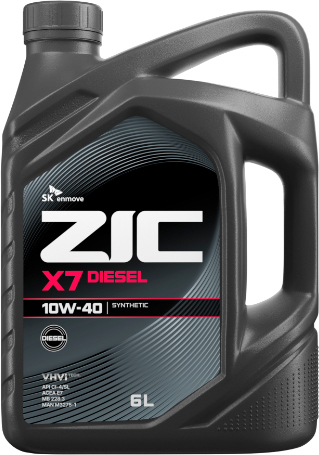 ZIC X7 DIESEL 10W-40, 6л