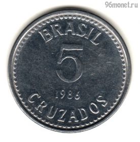 Бразилия 5 крузадо 1986