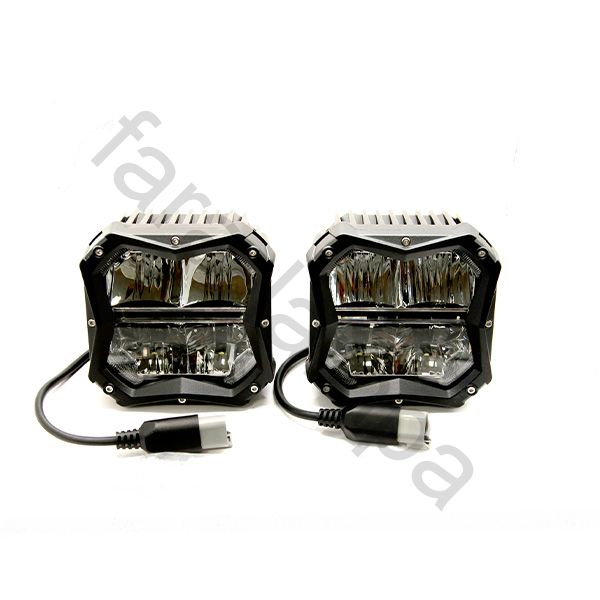 Светодиодные фары диоптрические 50 ватт ближний свет с ДХО