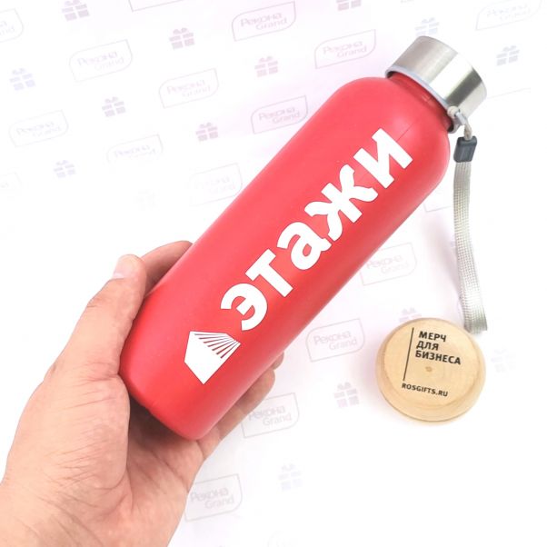 Эко бутылки с логотипом ЭТАЖИ