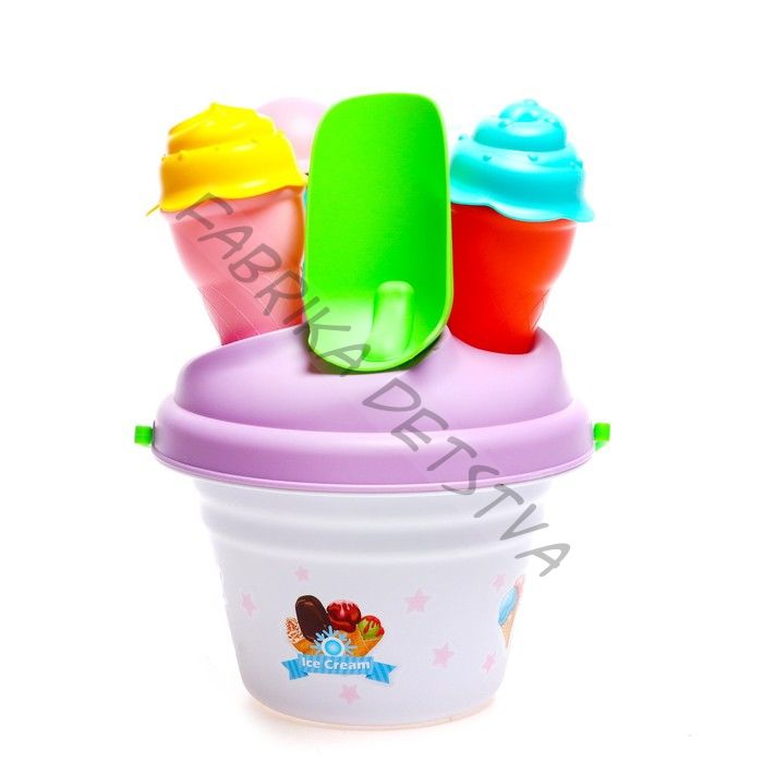 Песочный набор «Ведёрко с мороженым»