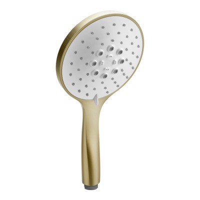 Изображение Ручная лейка 3-позиционная с защитой от известкового налёта, цвет Brushed Brass PVD 14376727