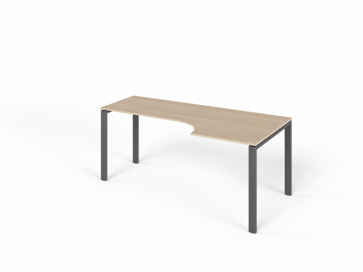 РМСУ9-18R Стол на металлокаркасе угловой правый 1800х900х750