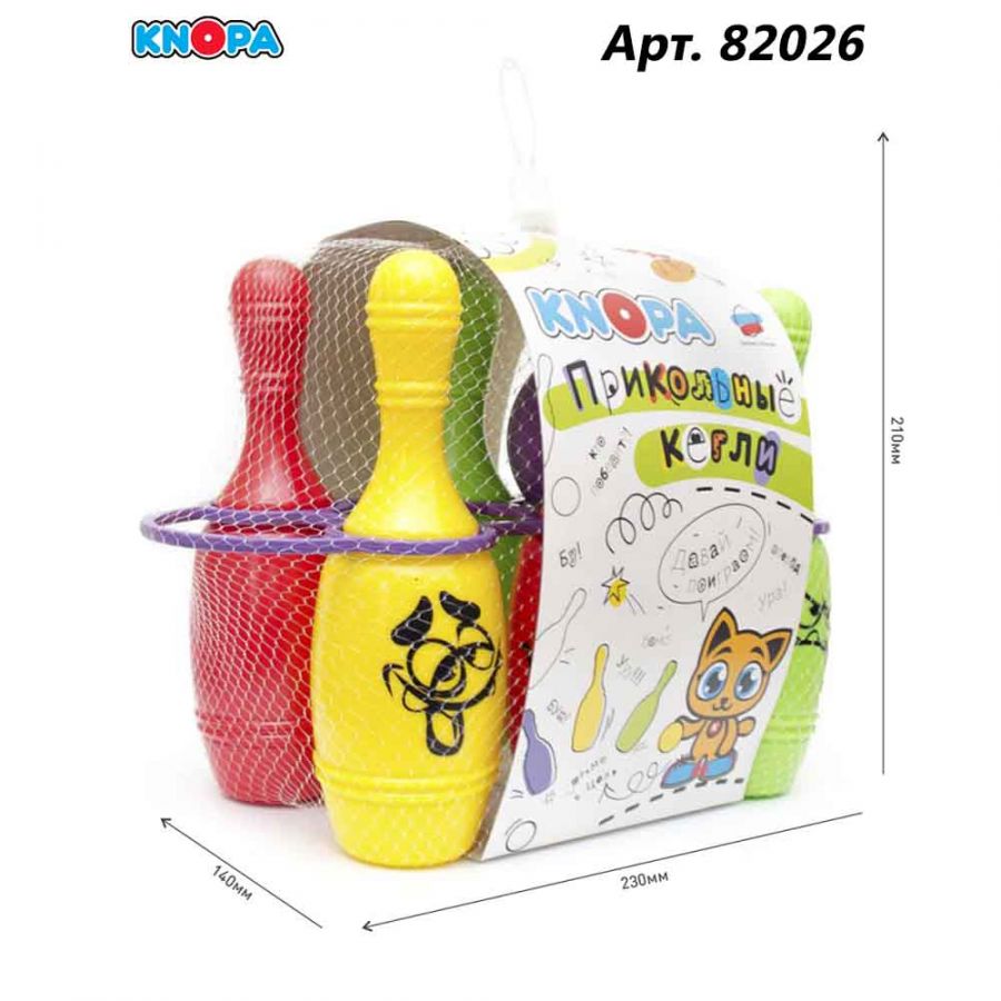 Набор "Прикольные кегли" малые КНОПА
