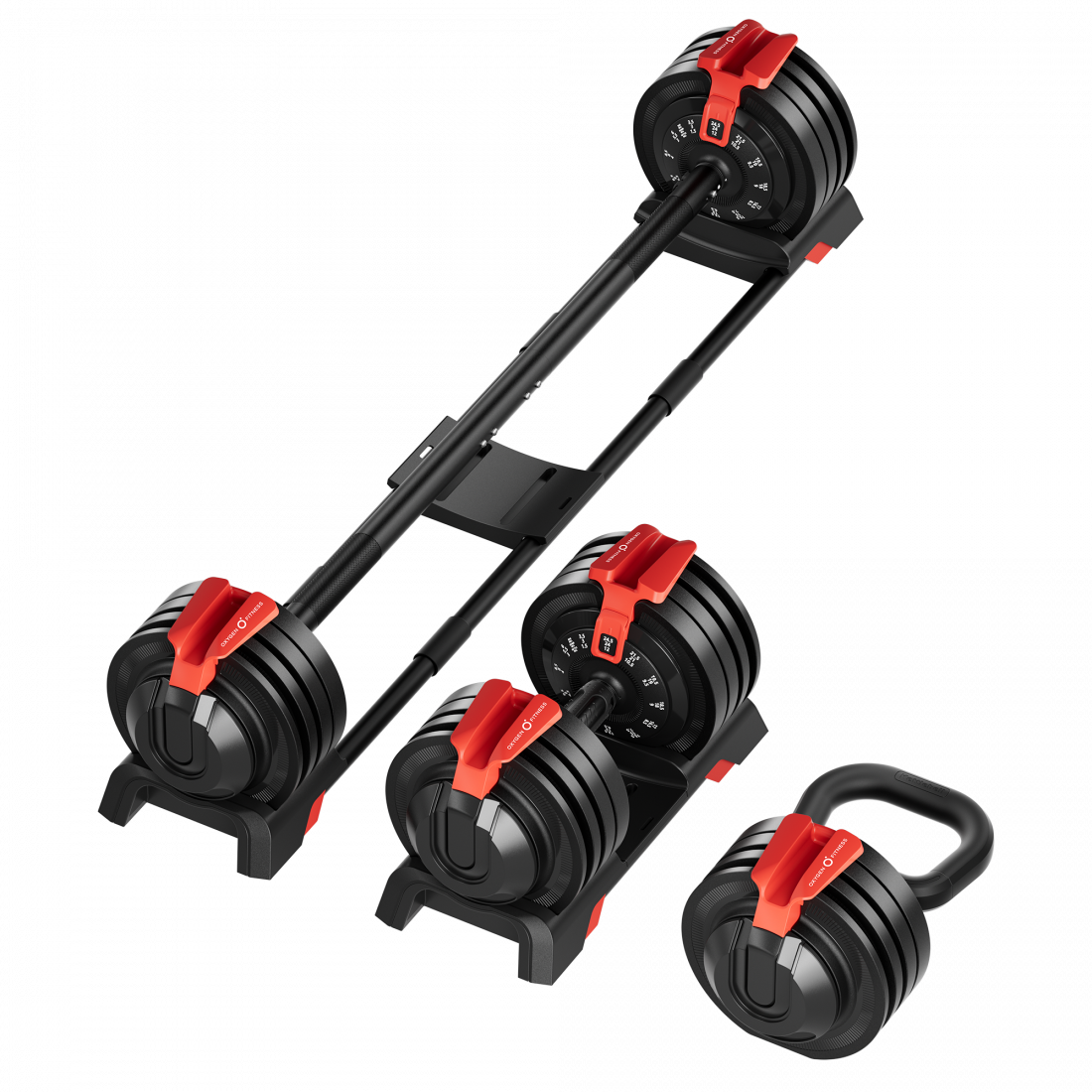 Штанга регулируемая многофункциональная 2 в 1 OXYGEN FITNESS XCROSS 24 кг