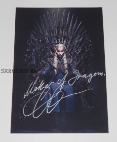 Автограф: Эмилия Кларк. Игра престолов / Game of Thrones