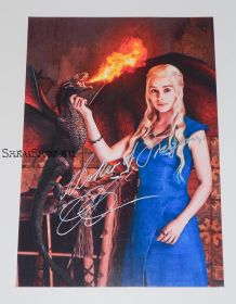 Автограф: Эмилия Кларк. Игра престолов / Game of Thrones