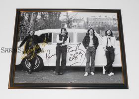 Автографы: Пол Маккартни, Ринго Старр. The Beatles