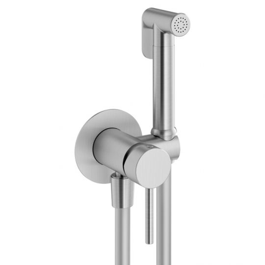 Гигиенический душ со смесителем Plumberia Selection IXO XO2000BO душ и держатель из металла шланг PVC 1250 мм схема 5