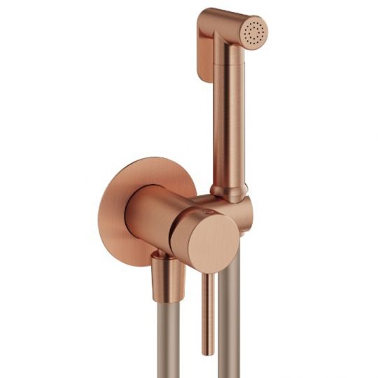 Гигиенический душ со смесителем Plumberia Selection IXO XO2000BO душ и держатель из металла шланг PVC 1250 мм схема 19